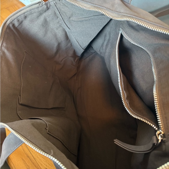 Little Puffy Everyday Zipper Tote - Brown - Picture 3 of 5